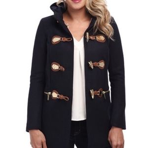 MK navy toggle duffle wool coat M